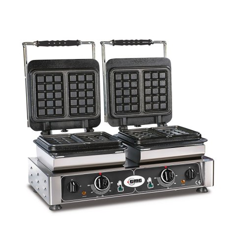 Profesjonalna Gofrownica Elektryczna Podwójna Bruxelles 2200W+2200W GMG WE-22