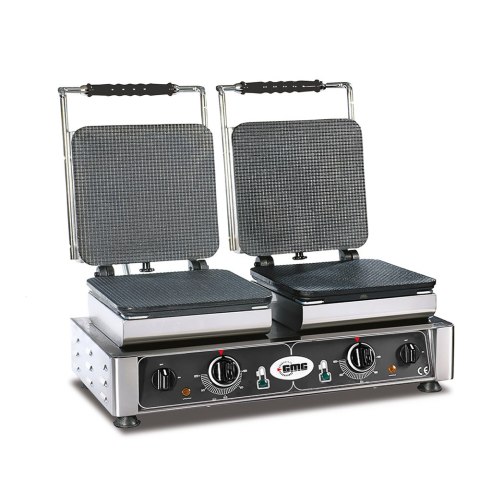 Profesjonalna Gofrownica Elektryczna Podwójna Gelato 2200W+2200W GMG WE-25