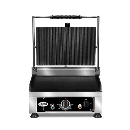 Elektryczny Grill Kontaktowy Gładko-Ryflowany 1750W GMG KG 2525 G