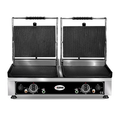 Grill Kontaktowy Podwójny Ryflowany 2500W+2500W GMG KG 2735 DE