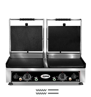 Profesjonalny Grill Kontaktowy Podwójny Gładko-Ryflowany 2500W+2500W GMG KG 2735 DEGG