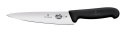 Victorinox Fibrox Nóż kuchenny, szerokie ostrze, 19 cm, czarny Victorinox
