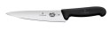 Victorinox Fibrox Nóż kuchenny, szerokie ostrze, 19 cm, czarny Victorinox