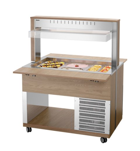 Wózek bufetowy K3110-200U profesjonalny mobilny bufet gastronomiczny Bartscher 125543
