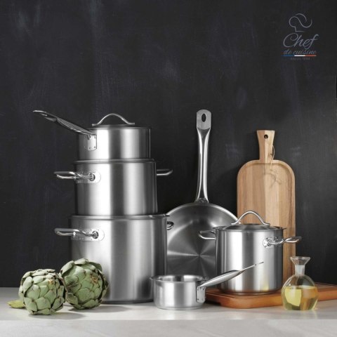 Garnek Ze Stali Nierdzewnej Niski 4,7l ⌀240x105 Chef De Cuisine