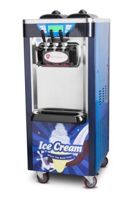 Maszyna do lodów włoskich | 2 smaki + mix | nocne chłodzenie | | 2x6l