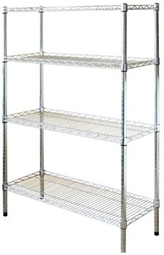 Regał Magazynowy 4-półkowy Chromowany 1500x450x1800mm WT-150450