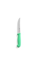 Nóż do warzyw ostrze 9 cm zielony HACCP | Hendi
