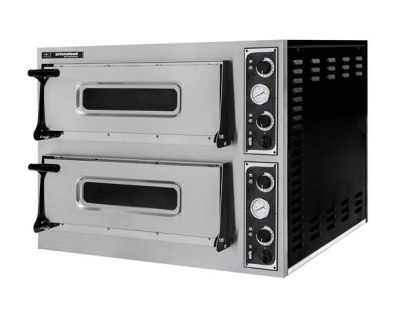 Elektryczny 2-poziomowy piec do pizzy na 8 pizz 32 cm włoski PRISMAFOOD 1F010050