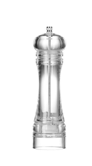 Młynek Do Pieprzu Akrylowy Transparentny Ø60x215mm Hendi 469668