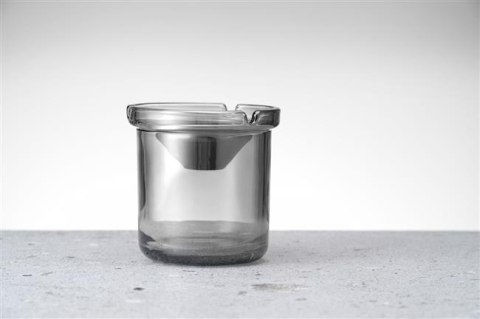 Popielnica Szklana Ze Stalowym Wkładem 98x99mm Hendi 440117