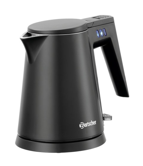Czajnik Elektryczny Mały Stylowy Czarny Matowy 0,6L Bartscher 200111