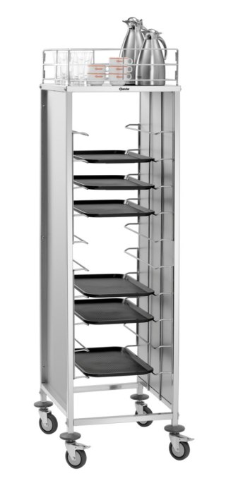 Wózek Gastronomiczny 10xGN 1/1 580x685x1840 4 kółka skrętne Bartscher300186