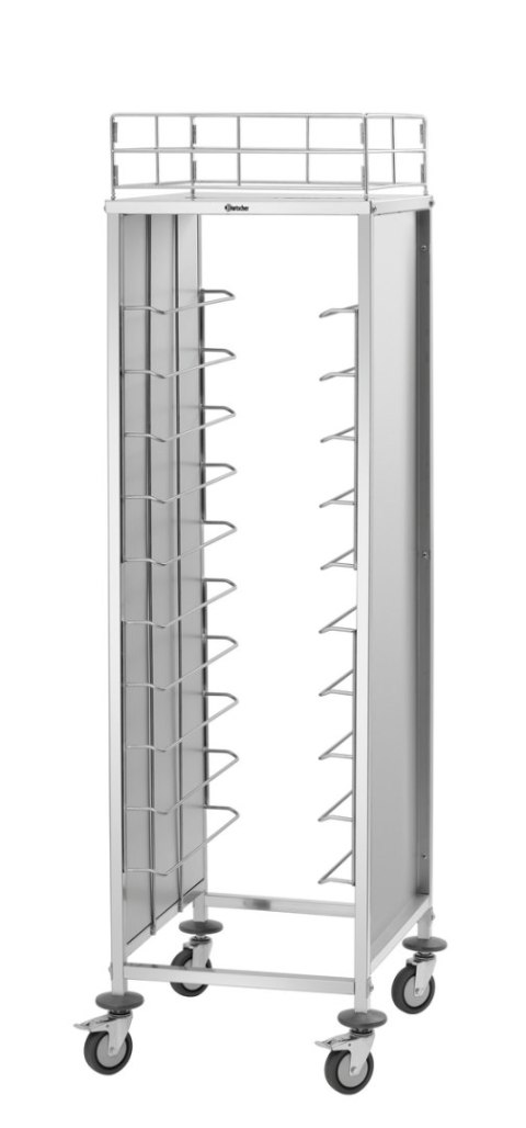 Wózek Gastronomiczny 10xGN 1/1 580x685x1840 4 kółka skrętne Bartscher300186