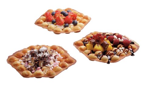 Profesjonalna Gofrownica Urządzenie Do Gofrów Bubble 1500W Bartscher 370281