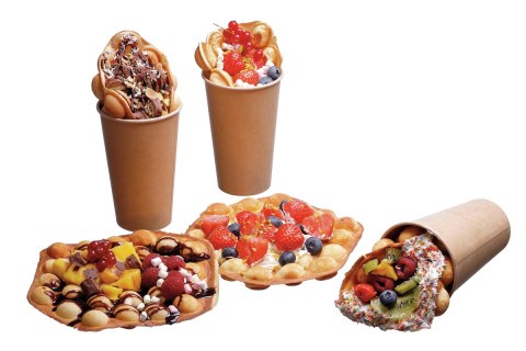 Profesjonalna Gofrownica Urządzenie Do Gofrów Bubble 1500W Bartscher 370281