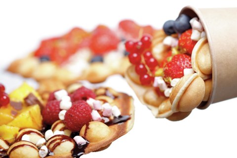 Profesjonalna Gofrownica Urządzenie Do Gofrów Bubble 1500W Bartscher 370281