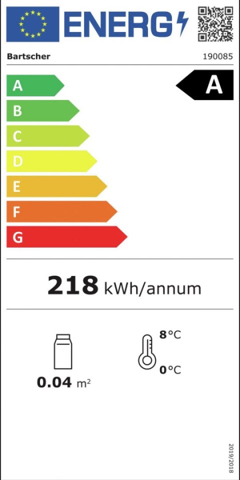 Lodówka Na Mleko 8,1l 0-8st. C 2 Otwory W Obudowie Bartscher