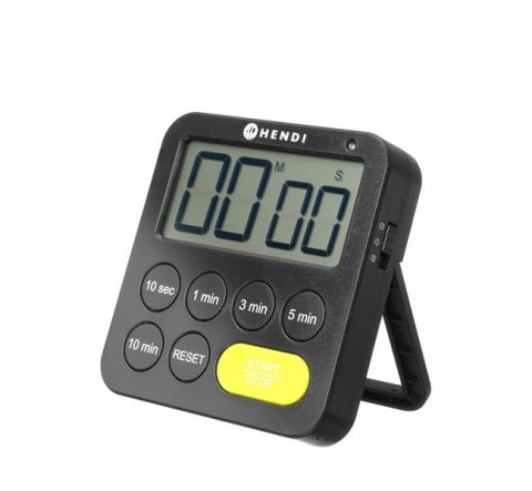 Timer Jednozakresowy Czarny 82x20x88mm Hendi 582039