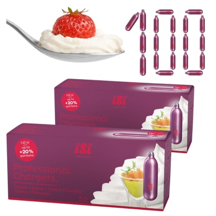 Naboje do do bitej śmietany ISI Professional 100 sztuk