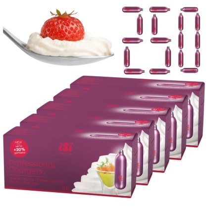 Naboje do do bitej śmietany ISI Professional 250 sztuk