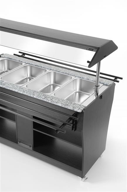 Bufet do Potraw GN 1/1 230V/2000W 30-90 St. C 1490x765x1370 Hendi 274064