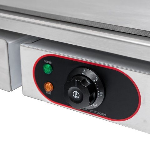 Płyta grillowa elektryczna gładka 3kW 55x43x24 cm MTP000600