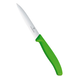 Profesjonalny Nóż Do Jarzyn Z Ząbkowanym Ostrzem Victorinox Zielony 212 mm