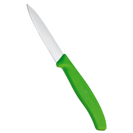 Profesjonalny Nóż Kuchenny Do Jarzyn Gładki Victorinox Zielony 190 mm Hendi