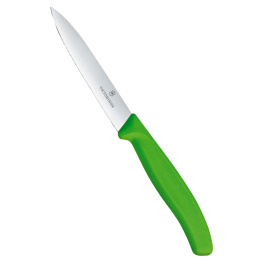 Profesjonalny Nóż Kuchenny Do Jarzyn Gładki Victorinox Zielony 212 mm Hendi