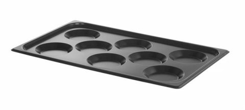 Blacha do jajek sadzonych z powłoką nieprzywierającą CONVECTOMAT EGGPLATE HENDI GN 1/1 czarny 530x325x(H)26mm Wariant podst