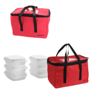 Torba Dla Dostawcy Na Obiady Lunchbox Uniwersalna Czerwona Hendi 709849