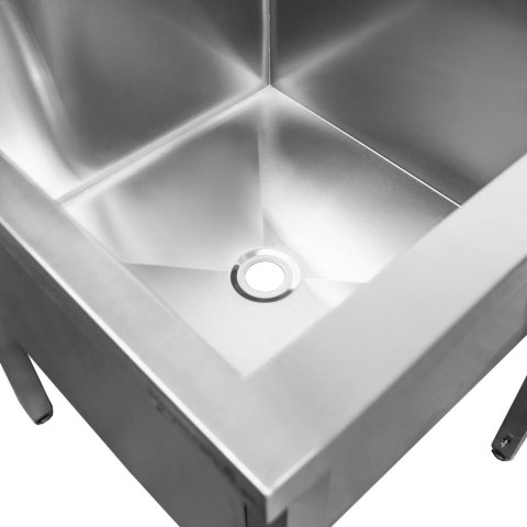 Basen Zlew Gastronomiczny Spawany Jednokomorowy 80x70x85 cm Stal Nierdzewna
