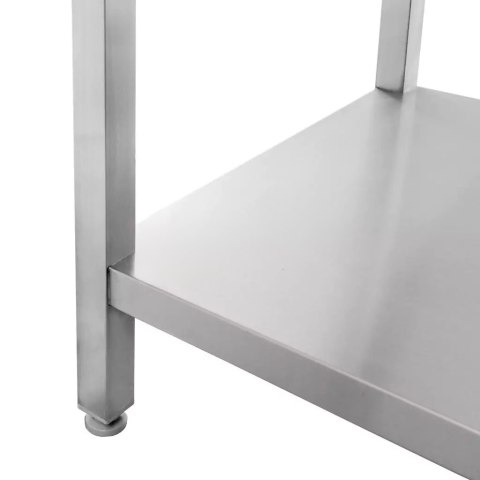 Stół roboczy spawany z półką 150x70x85 stal nierdzewna MTP003209