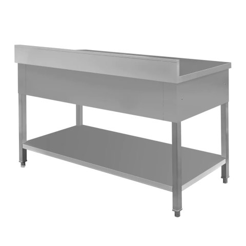 Stół roboczy z półką i szufladami 180x70x85 stal nierdzewna MTP001732