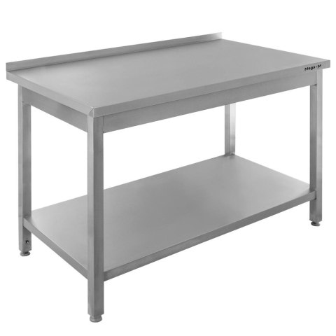 Stół roboczy spawany z półką 120x70x85 stal nierdzewna MTP003797