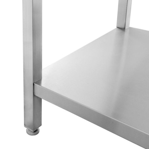 Stół roboczy spawany z półką 120x70x85 stal nierdzewna MTP003797