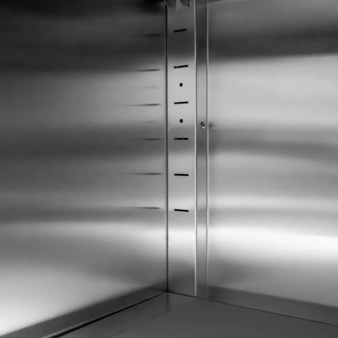 Szafa gastronomiczna nierdzewna 2 drzwiowa 80x50x180 MTP001877