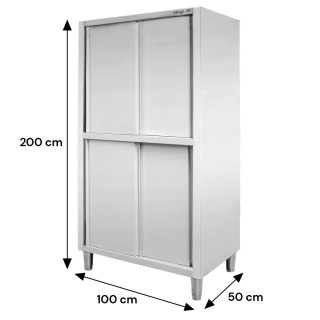 Profesjonalna Szafa gastronomiczna Przelotowa 4-drzwiowa 100x50x200cm