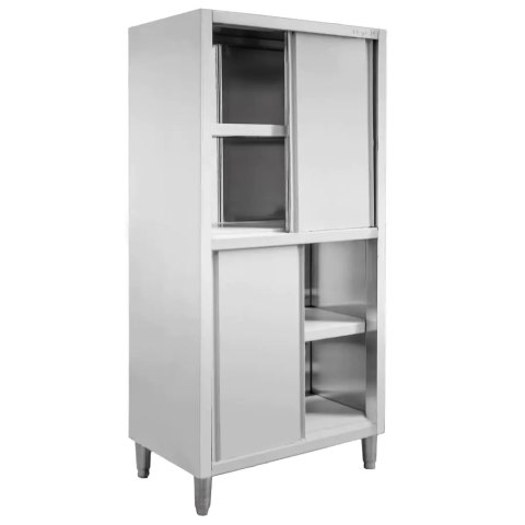 Szafa gastronomiczna przelotowa 4 drzwiowa 80x50x180 inox MTP001783