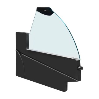 Bok regału Rosa E czarny lewy element boczny CHNT8