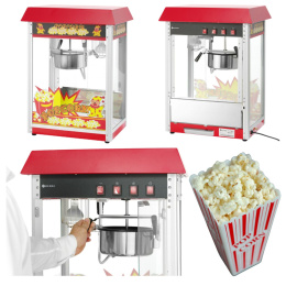Profesjonalna Maszyna Urządzenie Do Popcornu Cykl 2 Minuty Hendi 282748
