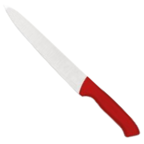 Profesjonalny Nóż Do Krojenia HACCP Czerwony L 180mm Stalgast 283187