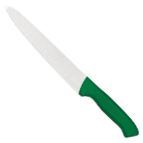 Profesjonalny Nóż Do Krojenia HACCP Zielony L 180mm Stalgast 283188