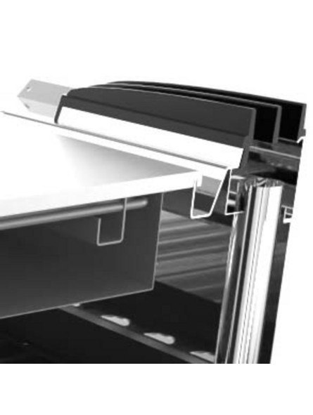 Płyta Grillowa Gazowa Chromowana Ryflowana 6 kW Olis 16130067