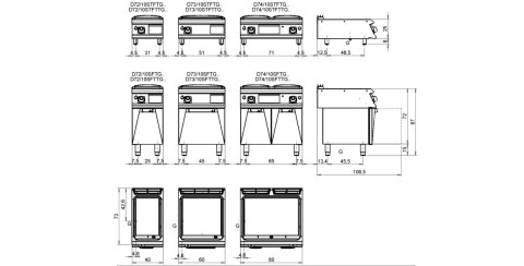 Płyta Grillowa Gazowa Chromowana Ryflowana 6 kW Olis 16130067