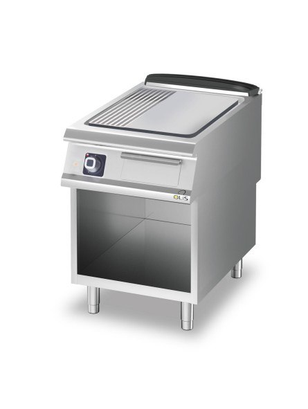 Płyta Grillowa Elektryczna Chromowana 1/3 Ryflowana 2/3 Gładka 5,4kW Olis 16120074