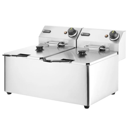 Frytownica elektryczna dwukomorowa 2x8l Hendi 205839