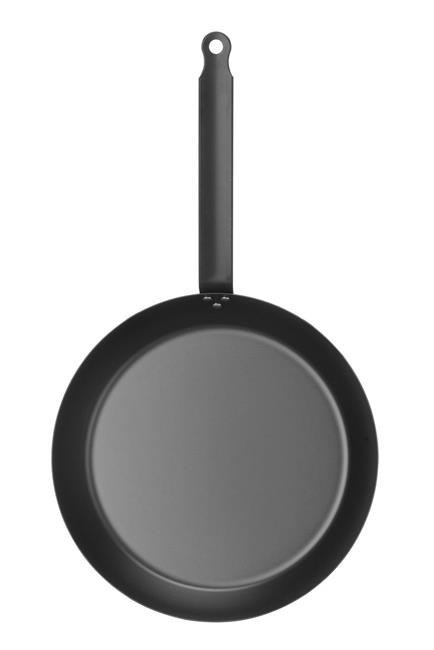 Patelnia ze Stali Węglowej Profesjonalna Ø244x470 mm Hendi 628010