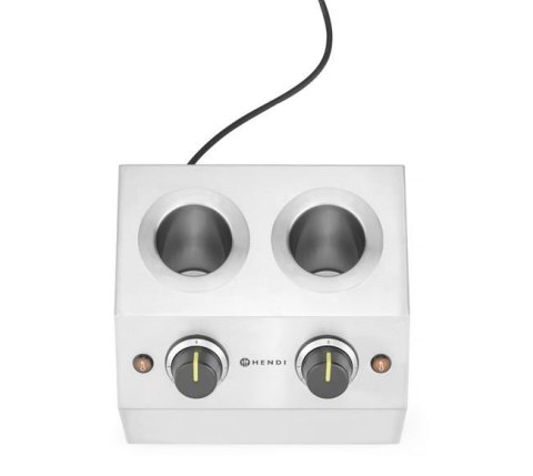 Podgrzewacz do Sosów Podwójny Hendi 1,3l 220-240V/400W 270x223x282mm